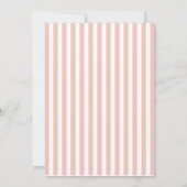 Herfst Floral Little Pumpkin Baby shower Invitatio Kaart (Achterkant)