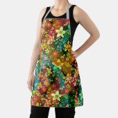 Herfst Floral Pattern - Edelweiss Flower Geometric Schort (Insitu)