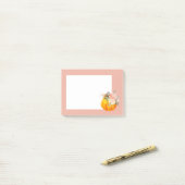 herfst, floral, pomkin post-it notes (Op bureau)