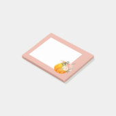 herfst, floral, pomkin post-it notes (Schuin)