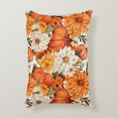 Herfst Floral Pumpkin Accent Kussen (Voorkant(Verticaal))