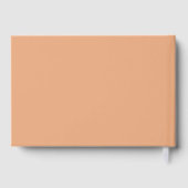 Herfst Floral Pumpkin Baby shower Gastenboek (Achterkant)