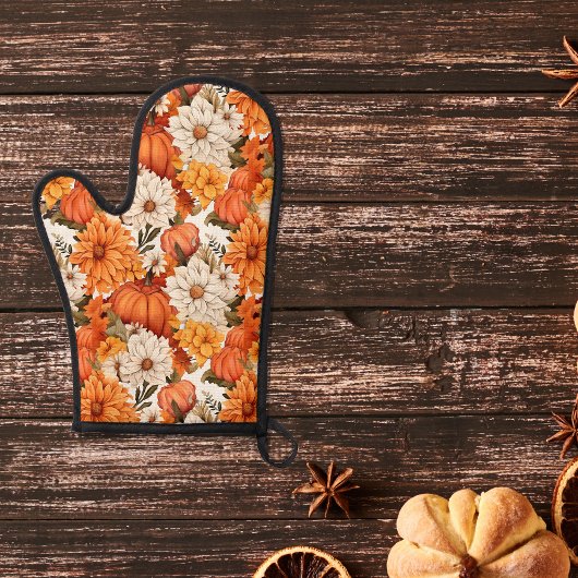 Herfst Floral Pumpkin Ovenwant