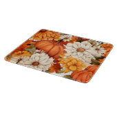 Herfst Floral Pumpkin Snijplank (Hoek)
