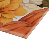 Herfst Floral Pumpkin Snijplank (Hoek)