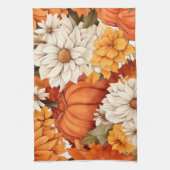 Herfst Floral Pumpkin Theedoek (Verticaal)