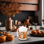 Herfst Floral Pumpkin Theepot<br><div class="desc">Breng je theetijd door met de spirit van het seizoen met deze Herfst Floral Pumpkin theepot. Met een charmant pompoenpatroon geaccentueerd door prachtige herfst gebladerte, deze theepot vangt de essentie van herfst en voegt een gezellige touch aan uw interieur. Het elegante ontwerp is perfect voor het serveren van warme dranken...</div>