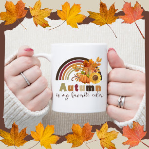  herfst Floral Pumpkin Vibes Koffiemok