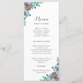 Herfst Floral Pumpkin Wedding Menu