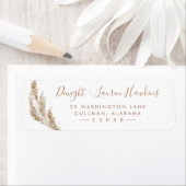 Herfst Floral | Retouradreslabel Etiket (Insitu)