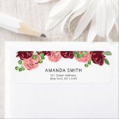 Herfst floral return address label (Insitu)