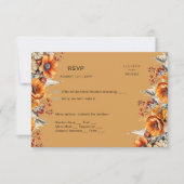 HERFST FLORAL RSVP | ORANJE BLOEMEN | RUSTIEKE BRU (Voorkant)