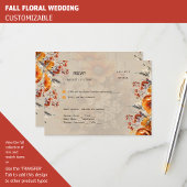 HERFST FLORAL RSVP | ORANJE BLOEMEN | RUSTIEKE BRU