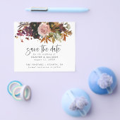 Herfst Floral Save the Date Flyer (Enkel)