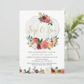 Herfst floral sip ziet genderneutraal bij de griet kaart (Staand voorkant)