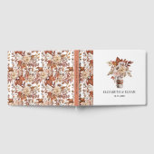 Herfst Floral Terracotta Wedding Gastenboek (Volledig)