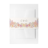 Herfst Floral Uitnodigingen Wikkel (Voorkant Voorbeeld)