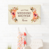 Herfst Floral Vrijgezellenfeest Backdrop Spandoek (Insitu)