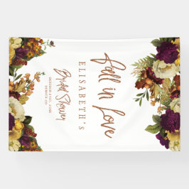 Herfst floral vrijgezellenfeest modern spandoek