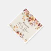 Herfst Floral Vrijgezellenfeest Servet (Hoek)