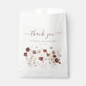 Herfst Floral Wedding Bedankzakje (Voorkant)