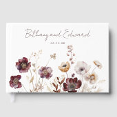 Herfst Floral Wedding Gastenboek (Voorkant)