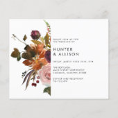 Herfst Floral Wedding Invitation Flyer (Voorkant)