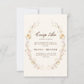 Herfst Floral Wedding Kaart (Voorkant)