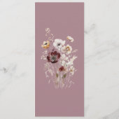 Herfst Floral Wedding Menu (Achterkant)