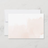 Herfst Floral Wedding RSVP Kaart (Achterkant)