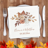 Herfst Floral Wedding Servet