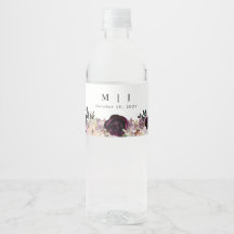 Herfst Floral Wedding Wine Plum Mauve