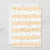 Herfst Floral Woodland Baby shower Uitnodiging (Achterkant)