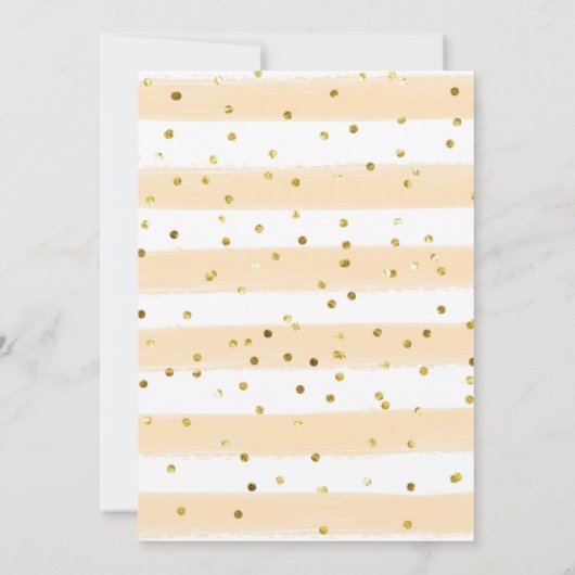 Herfst Floral Woodland Baby shower Uitnodiging (Achterkant)