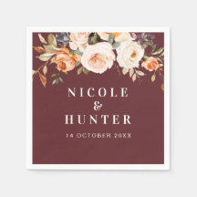 herfst florale bruiloft