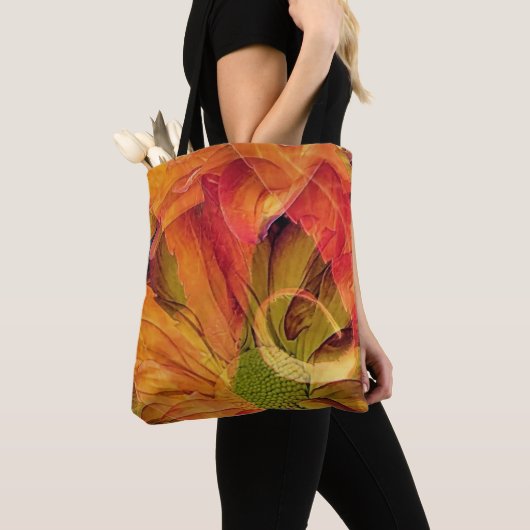 Herfst florale composiet - tas (Dichtbij)