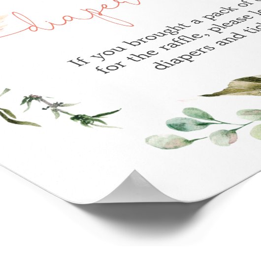 Herfst florale pompoen druppelroze poster (Hoek)