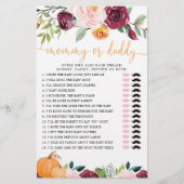 Herfst florale pompoenen (Voorkant)