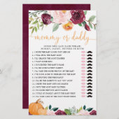 Herfst florale pompoenen (Voorkant / Achterkant)