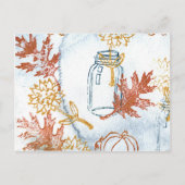 Herfst Florals Briefkaart (Voorkant)
