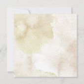 Herfst Florals Wedding Kaart (Achterkant)