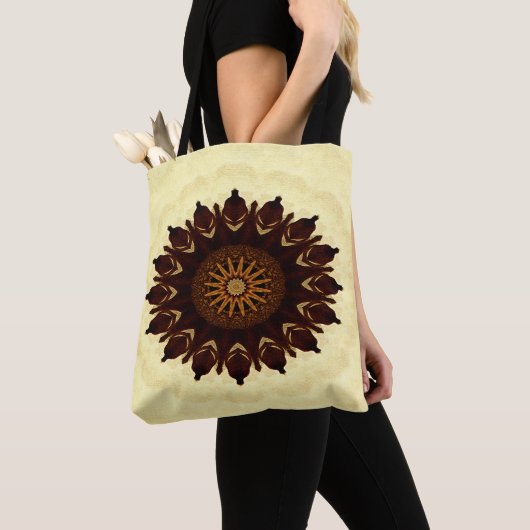 Herfst Flower Mandala..... Tote Bag (Dichtbij)