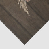 Herfst Flowers geeft Bedankt aan Lord Wooden Decou Tissuepapier (Detail)