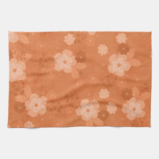 Herfst Flowers Keukenhanddoek (Horizontaal)