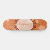 Herfst Flowers Mini Skateboard (Horizontaal)