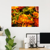 Herfst Flowers Poster (Thuiskantoor)