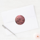 Herfst Flowers Ronde Sticker (Envelop)