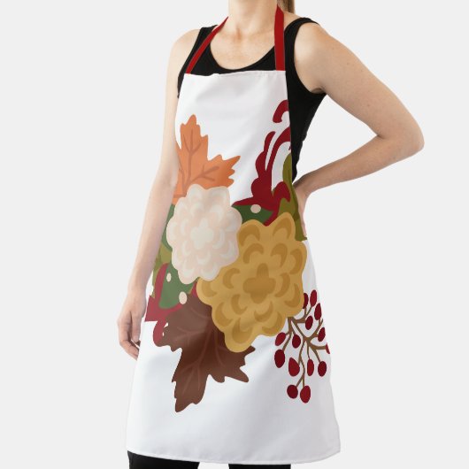 Herfst Flowers Schort (Insitu)