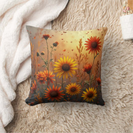 Herfst Flowers Sierkussen