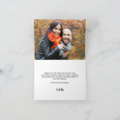 Herfst Flowers Sunflower Roos Vrijgezellenfeest Fo Bedankkaart (Binnen)